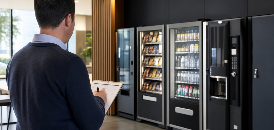 Illustration : Auditer un espace vending existant avant sa rénovation