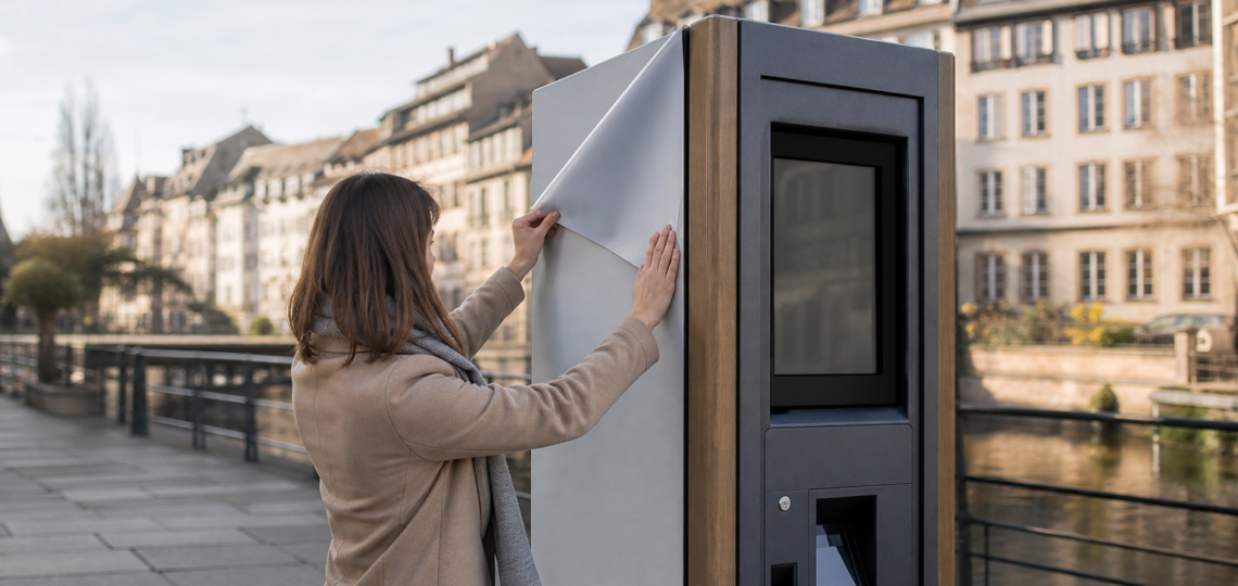 Illustration : Comment préparer votre projet d’habillage de distributeur à Strasbourg ?