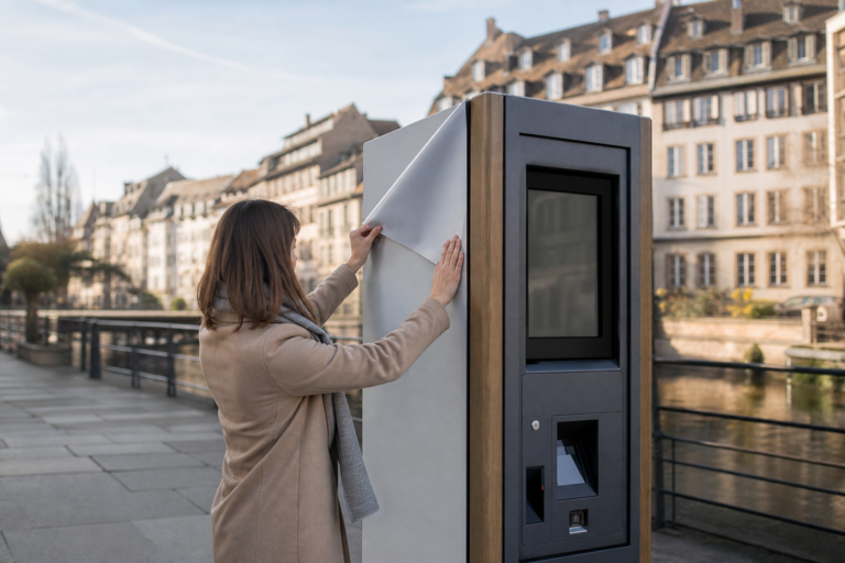 Illustration : Comment préparer votre projet d’habillage de distributeur à Strasbourg ?