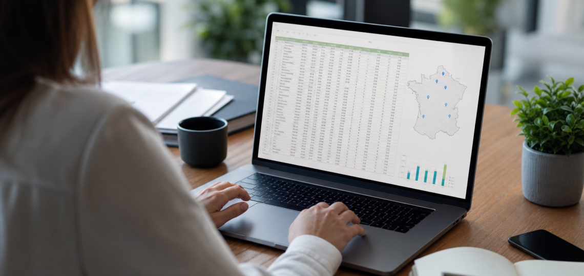 Illustration : Construire un tableau multisite avant une demande de devis