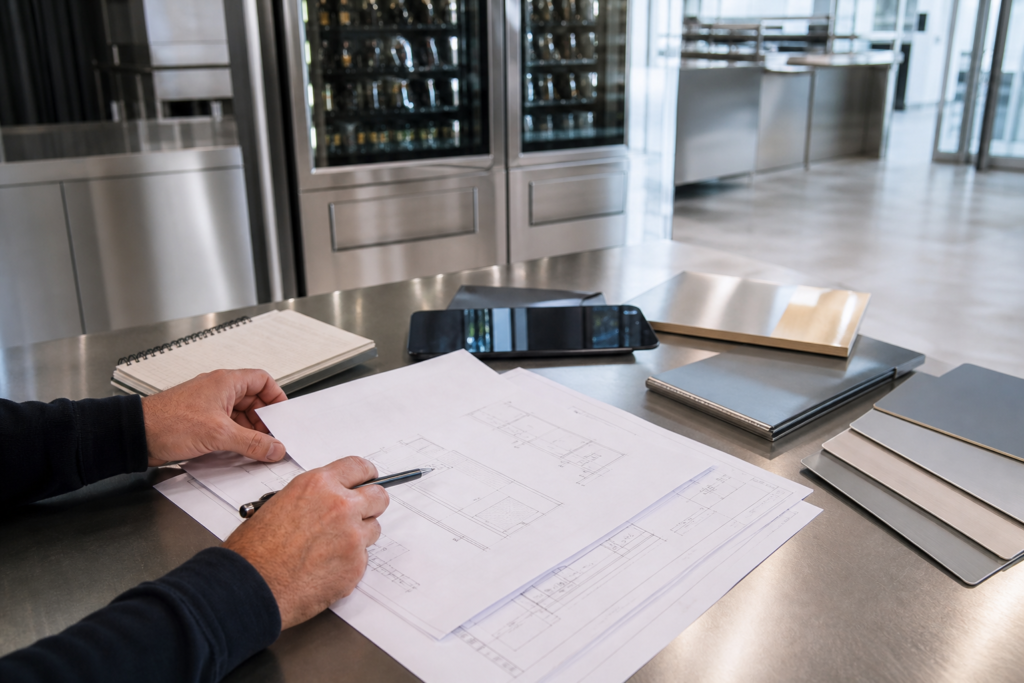 Illustration : Comment préparer le cahier des charges d’un mobilier inox vending ?