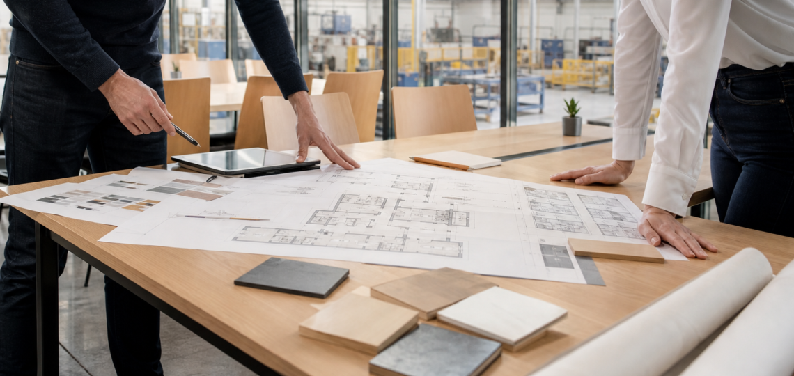 Illustration : Checklist pour préparer un projet de cafétéria sur site industriel