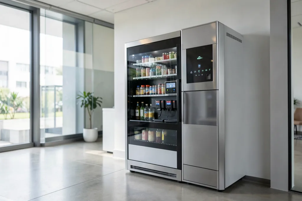 Illustration : Agencement d’espaces vending : conception sur mesure