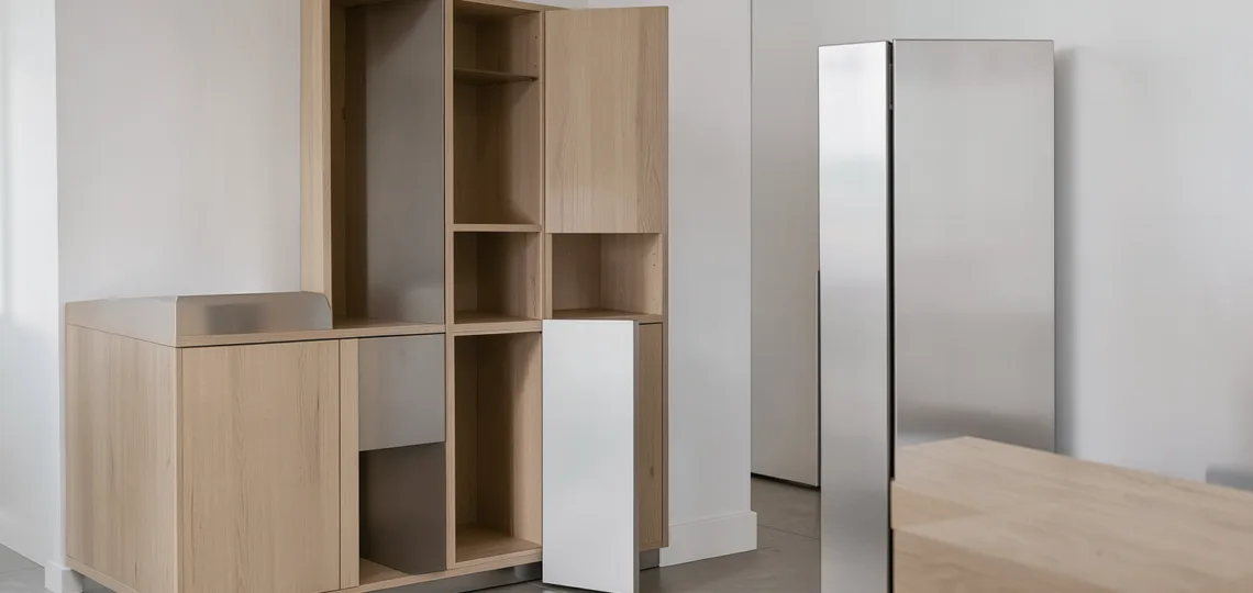 Illustration : Quel matériau choisir pour l'habillage d'un distributeur : acier, inox ou bois ?