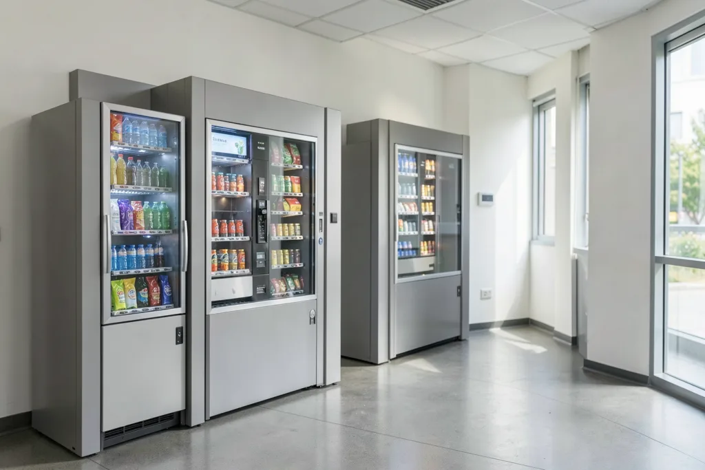 Illustration : Étude 3D et réalité augmentée pour valider l'agencement d'un espace vending