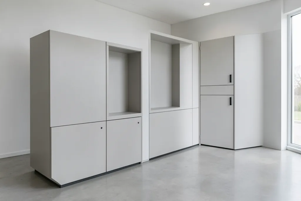 Illustration : Installation nationale d’habillages et cages de protection pour distributeurs