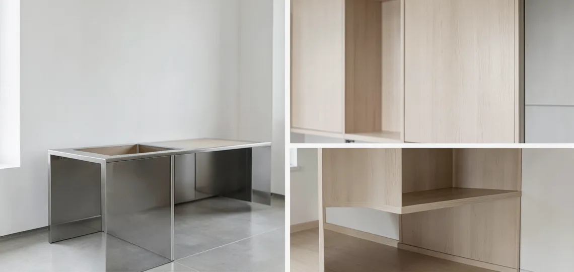 Illustration : Mobilier vending acier, inox ou bois : comment choisir le matériau idéal ?