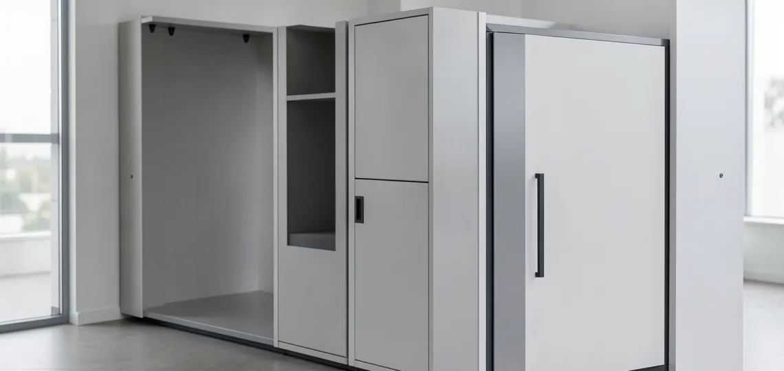 Illustration : Agencement batterie de distributeurs automatiques : optimisation multi-équipements