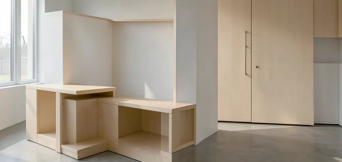 Illustration : Agencement micro market entreprise : mobilier sur mesure pour la distribution autonome