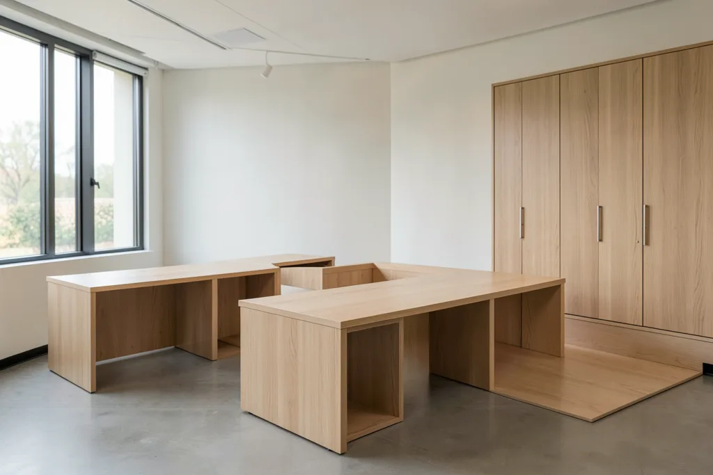 Illustration : Agencement salle de pause entreprise : conception globale sur mesure
