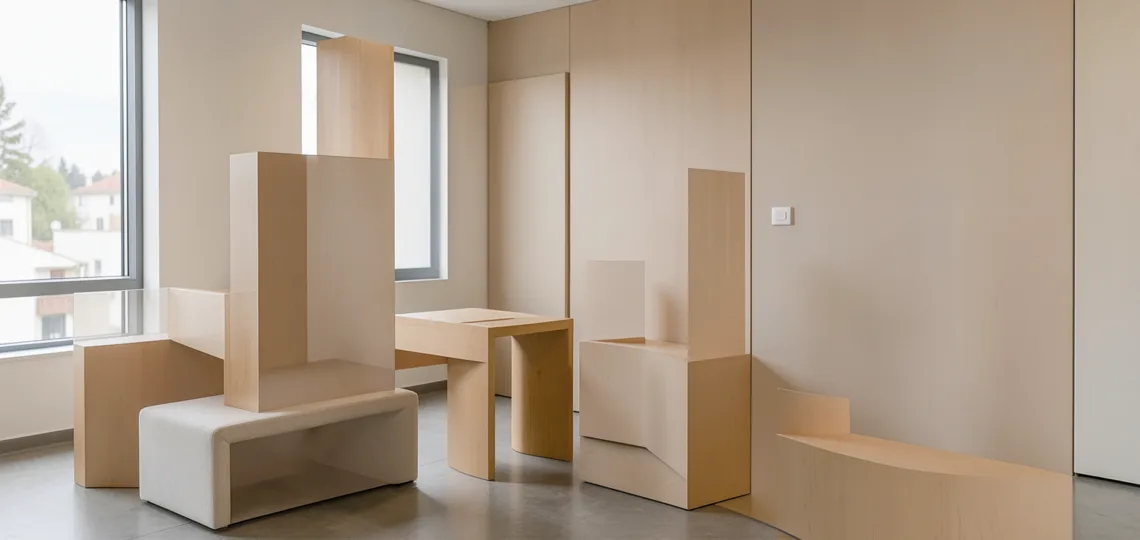 Illustration : Agencement salle de pause : créer un espace détente professionnel sur mesure