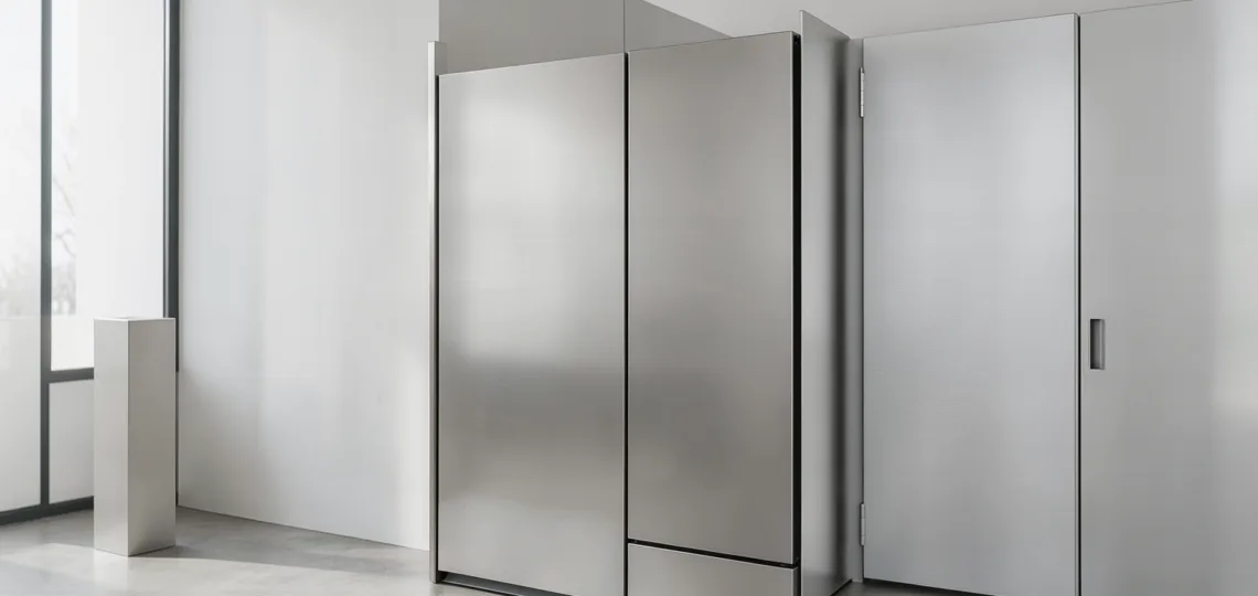 Illustration : Bois, acier ou inox : quel matériau choisir pour l’habillage d’un distributeur ?