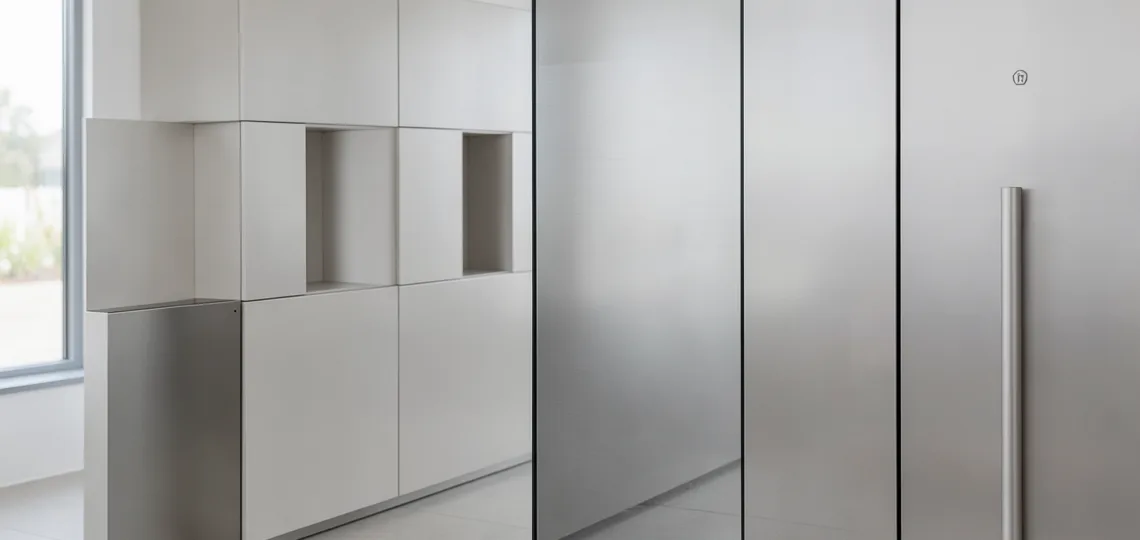 Illustration : Bois ou Inox : Comment choisir le matériau de votre habillage distributeur ?