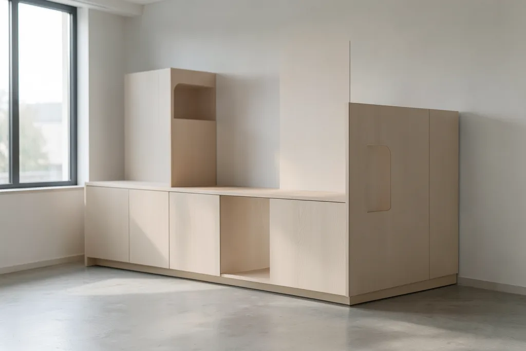 Illustration : Mobilier vending pour petits espaces : solutions compactes sur mesure