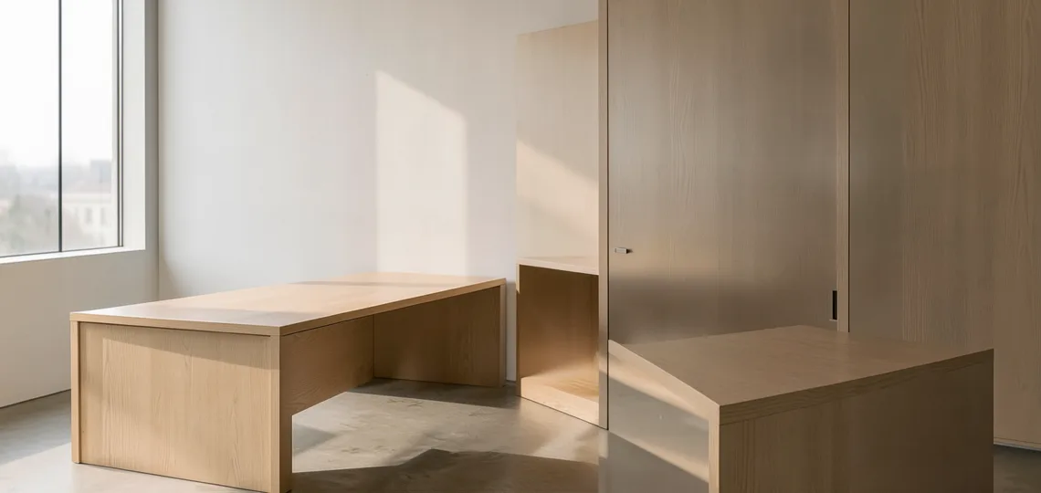 Illustration : Quel matériau choisir pour un coffee corner entreprise : bois, acier ou inox ?