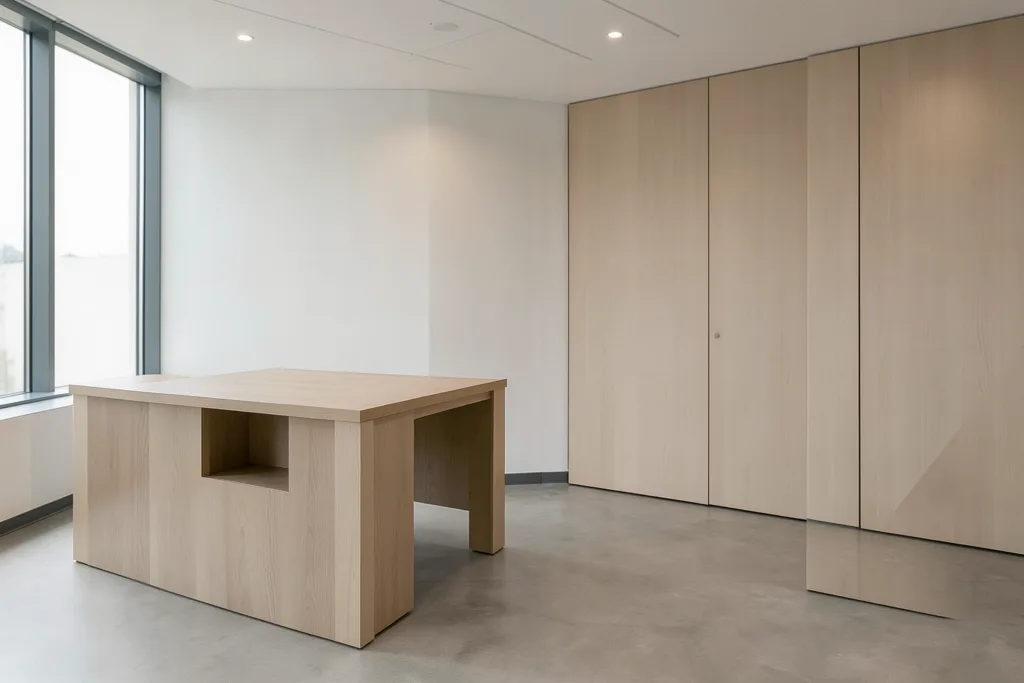 Illustration : Aménagement salle de pause entreprise : conception sur mesure