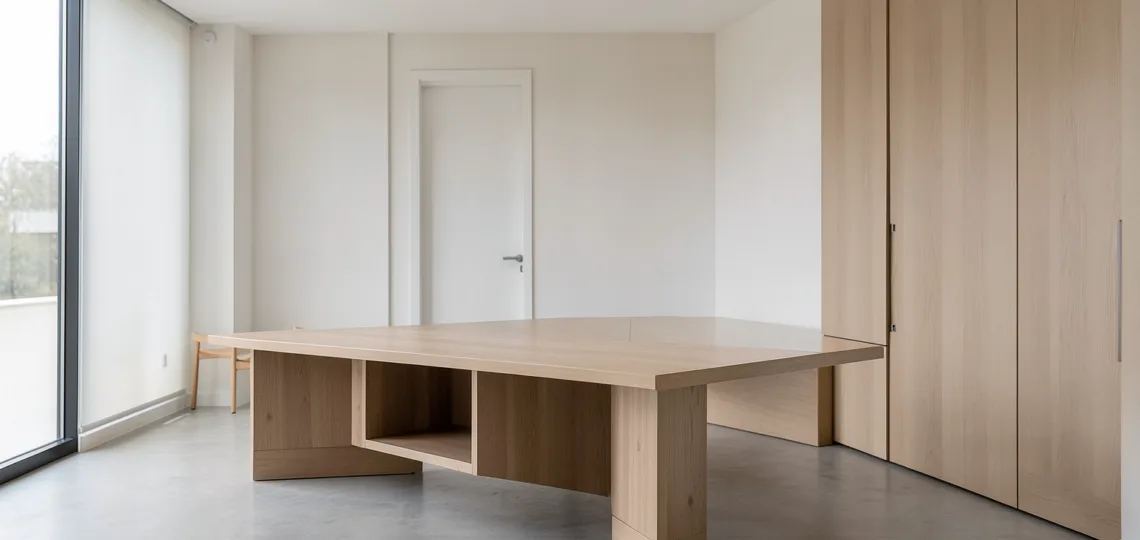 Illustration : Aménagement salle de pause entreprise : conception globale et mobilier sur mesure