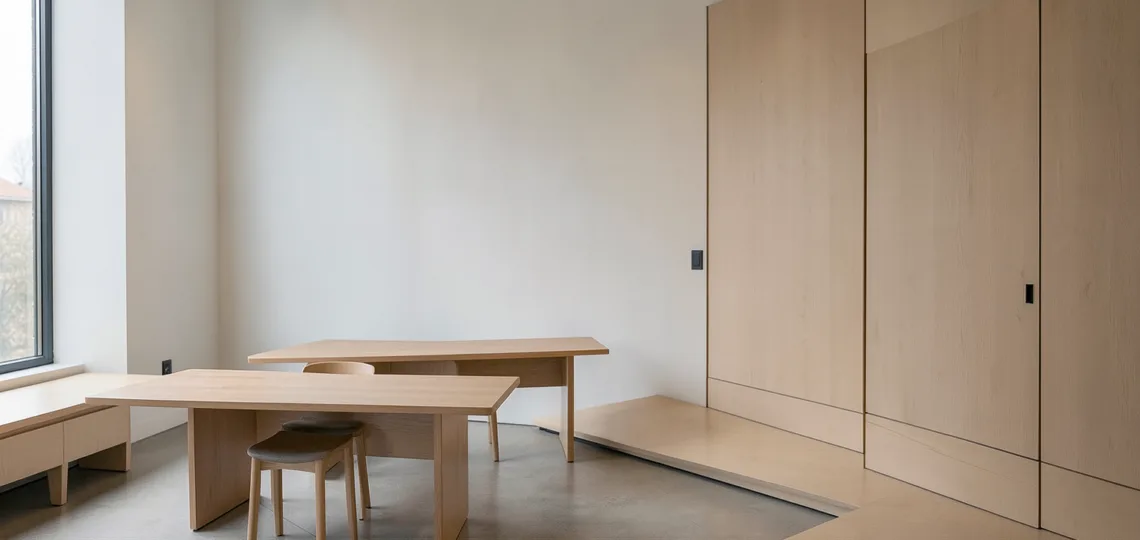 Illustration : Agencement de salle de pause : conception sur mesure en France