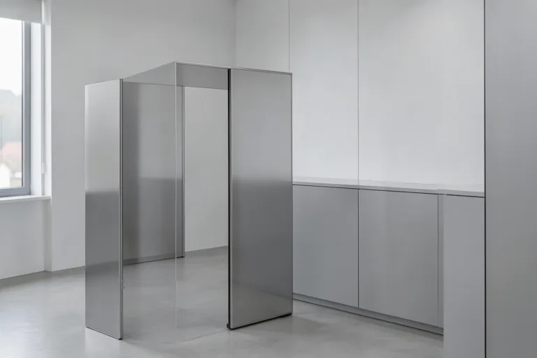 Illustration : Cage de protection distributeur automatique : acier ou inox ?