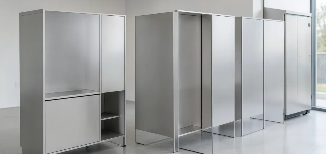 Illustration : Cage inox distributeur automatique : résistance et hygiène pour les espaces publics