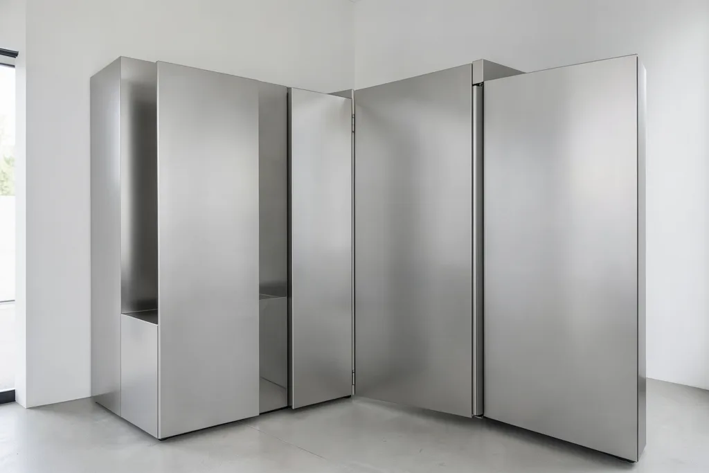 Illustration : Cage de protection distributeur automatique : acier ou inox ?