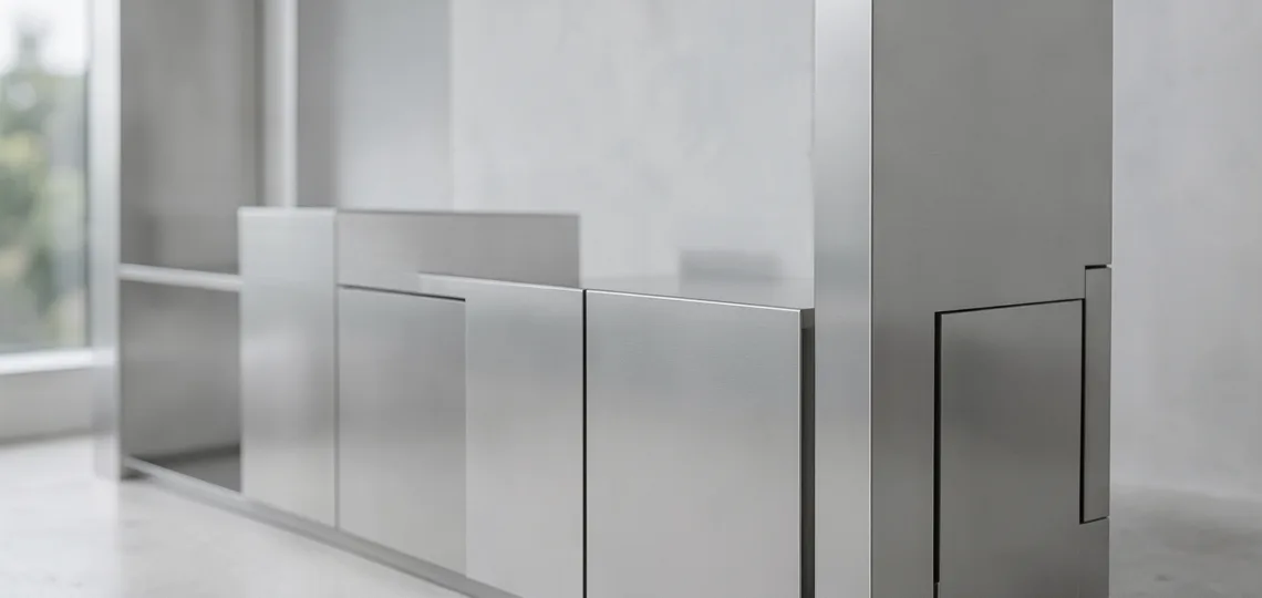 Illustration : Cage de protection distributeur : acier ou inox pour l'extérieur ?