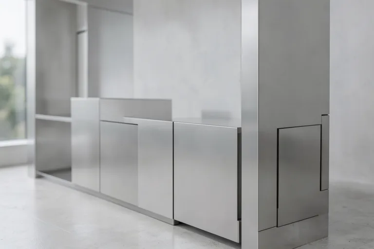 Illustration : Cage de protection distributeur : acier ou inox pour l'extérieur ?