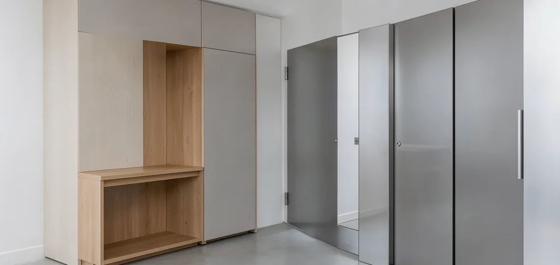Illustration : Habillage distributeur : choisir entre bois, acier et inox