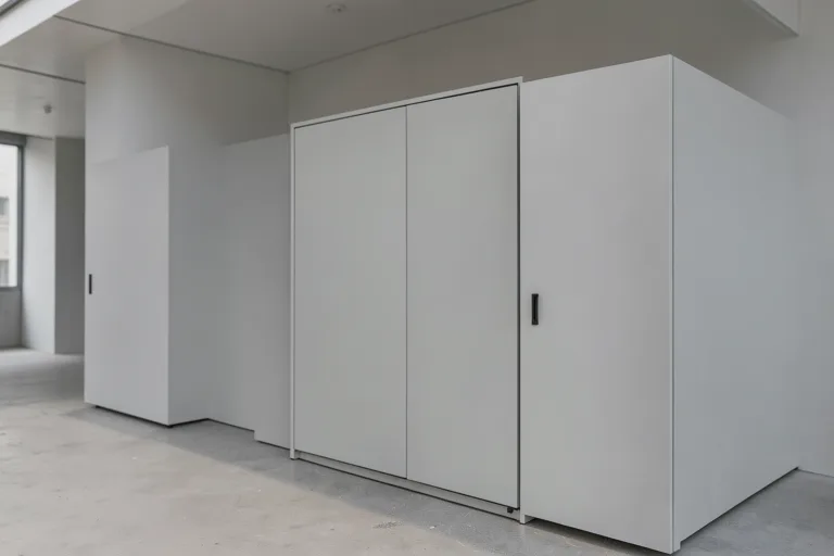 Illustration : Habillage distributeur extérieur : protection contre les intempéries