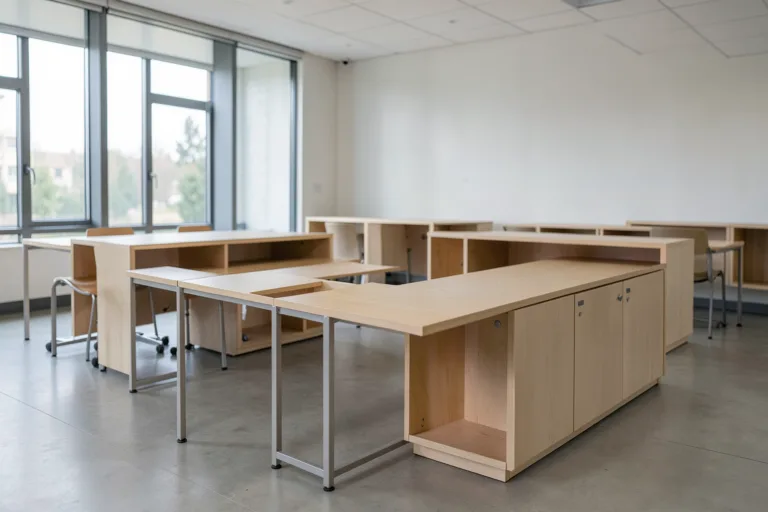 Illustration : Installation d’agencement de cafétéria d’entreprise en France
