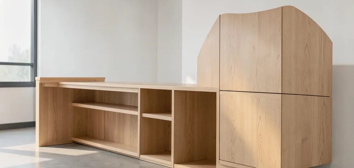 Illustration : Installation de mobilier vending en bois : checklist de préparation