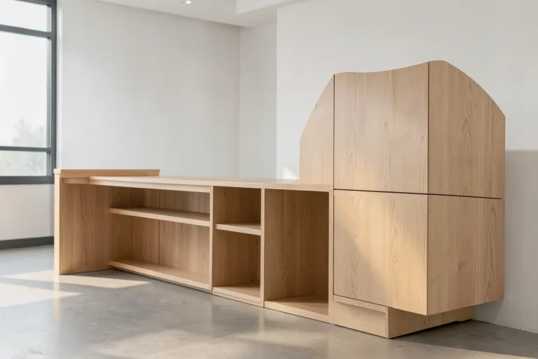 Illustration : Installation de mobilier vending en bois : checklist de préparation
