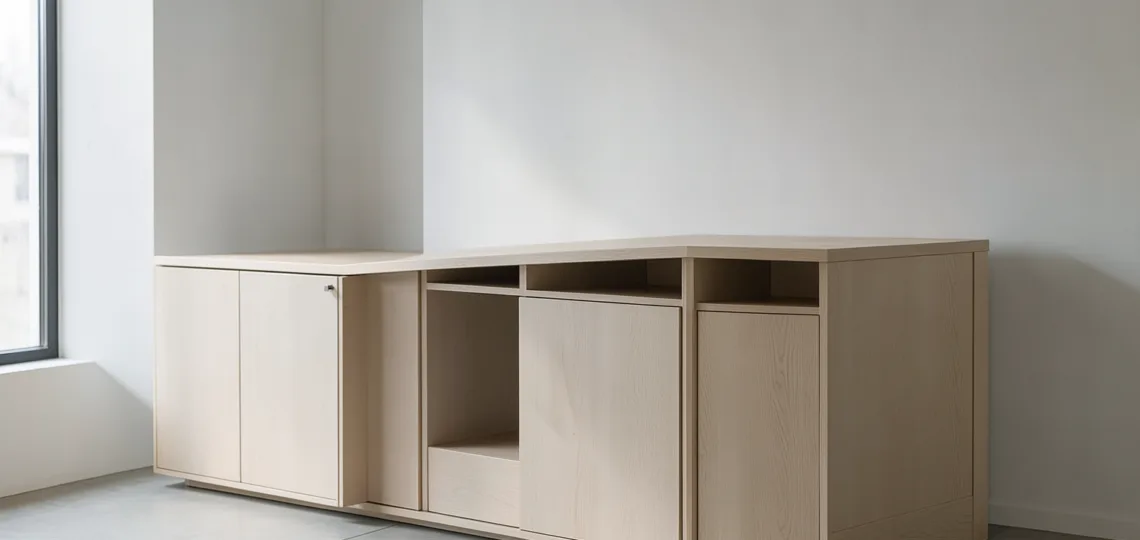 Illustration : Mobilier vending avec tri des déchets intégré : conception sur mesure