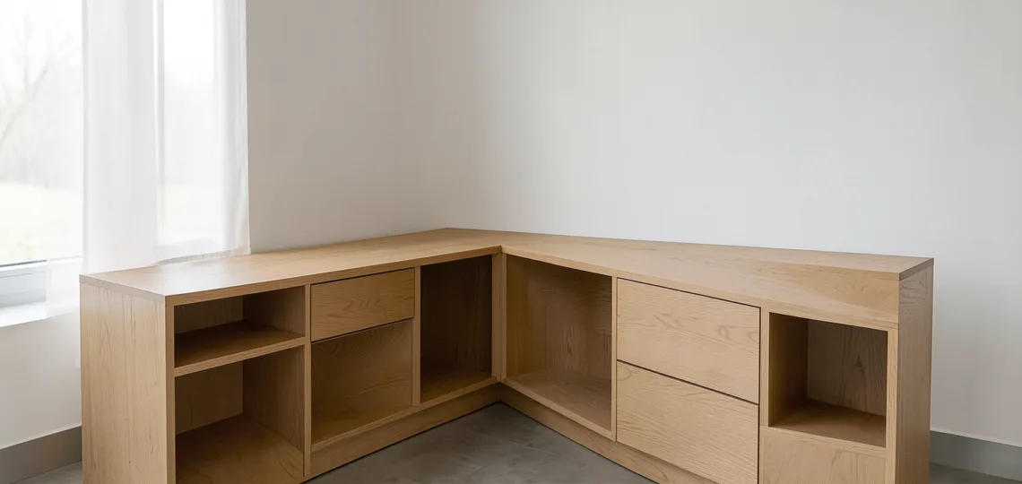 Illustration : Mobilier coffee corner avec tri des déchets intégré : concevoir un espace pause éco-responsable