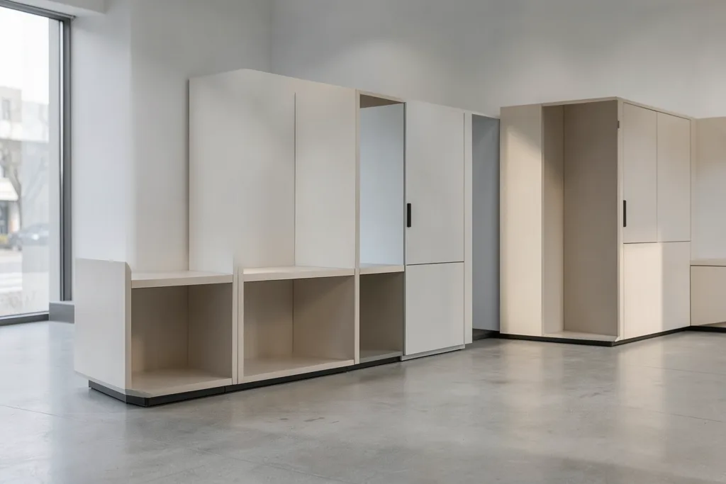Illustration : Mobilier vending pour gares et lieux publics : résistance et intégration