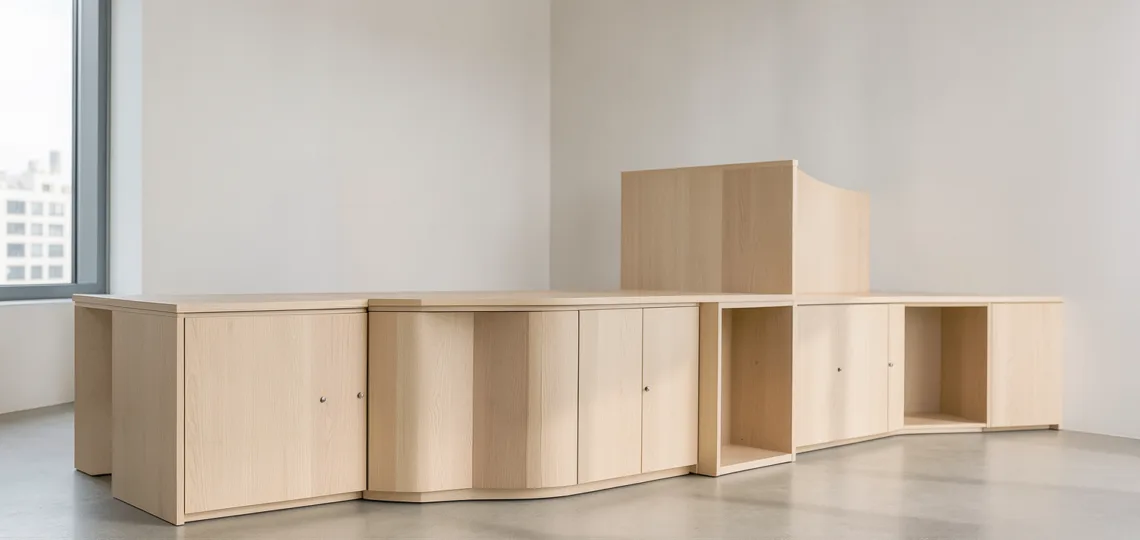 Illustration : Mobilier vending pour gestionnaires : fabrication en série et déploiement national