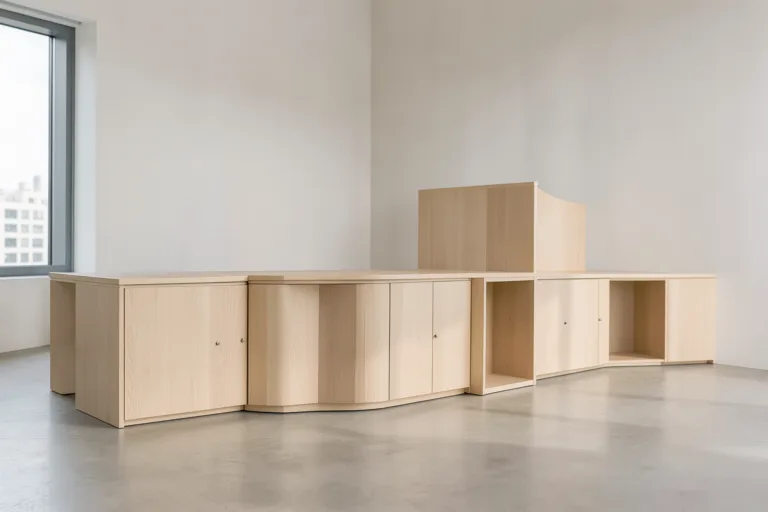 Illustration : Mobilier vending pour gestionnaires : fabrication en série et déploiement national