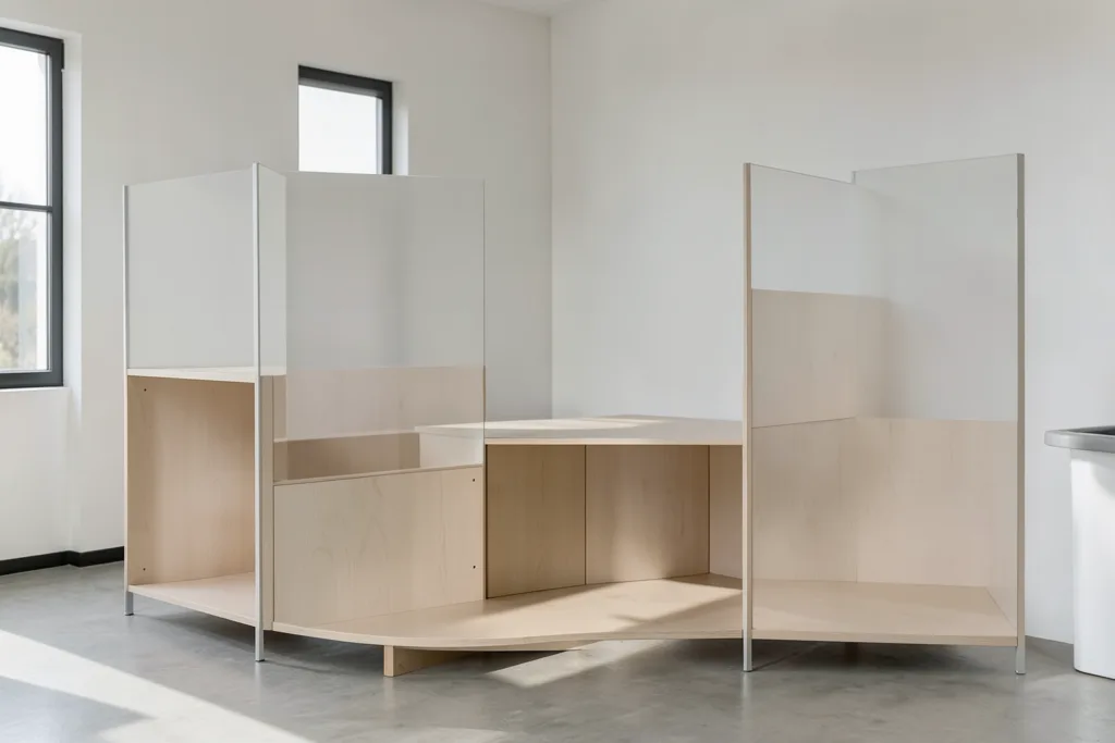 Illustration : Mobilier vending avec tri des déchets : intégrer poubelles et collecteurs sur mesure