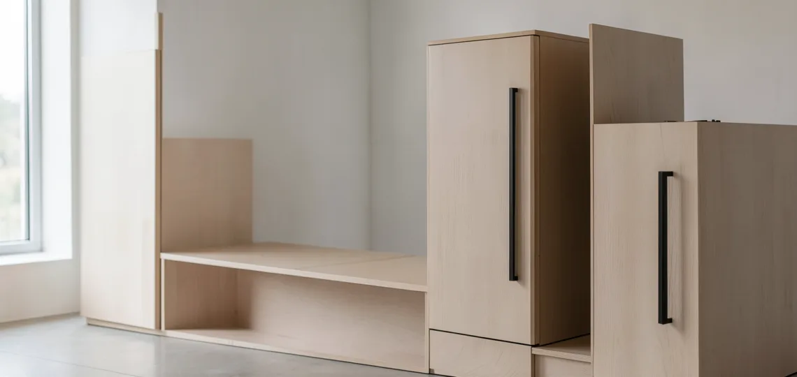 Illustration : Mobilier vending avec tri sélectif intégré : conception sur mesure