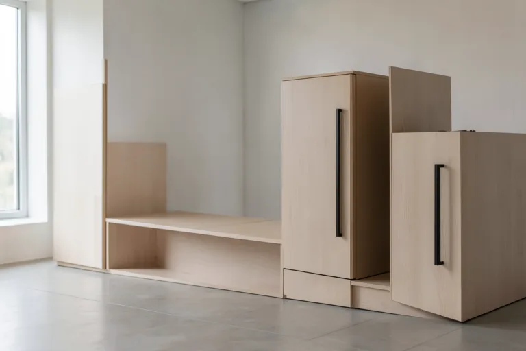 Illustration : Mobilier vending avec tri sélectif intégré : conception sur mesure