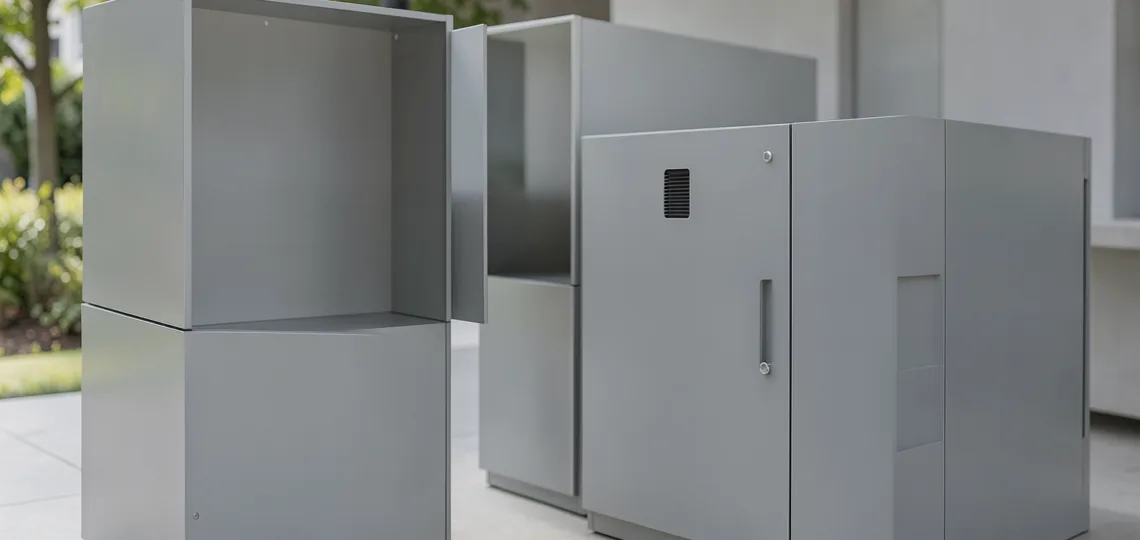 Illustration : Protection distributeur automatique extérieur : concevoir une cage robuste sur mesure