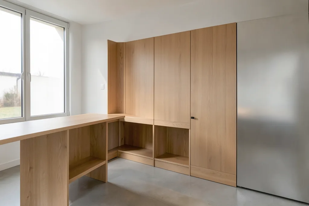 Illustration : Quel matériau pour un coffee corner : bois, acier ou inox ?