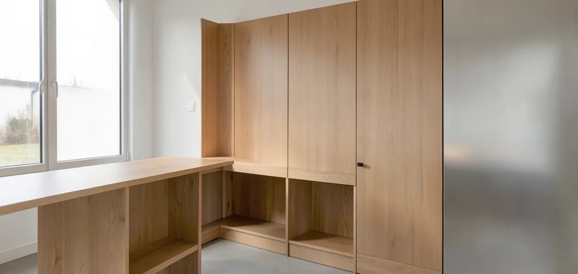 Illustration : Quel matériau pour un coffee corner : bois, acier ou inox ?