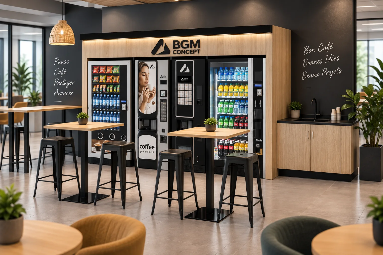 Espace café moderne BGM Concept